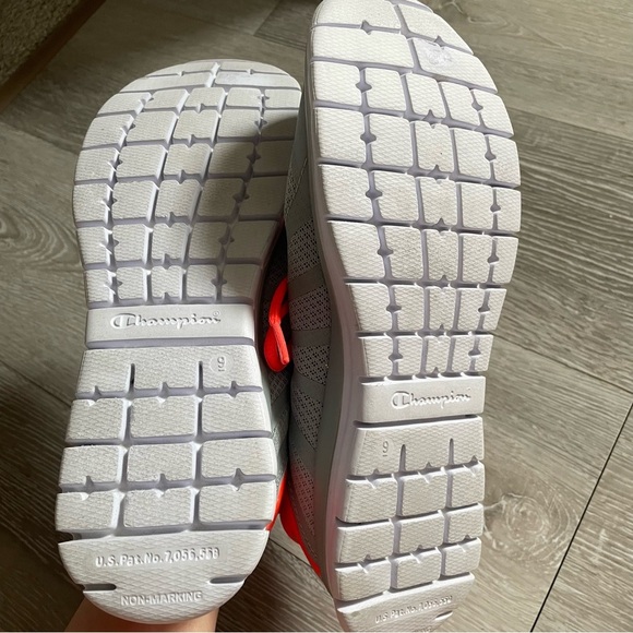 Champion Running Tennis Athletic Sneaker Shoes Lightweight Neon Coral Size 9 - Picture 6 of 7